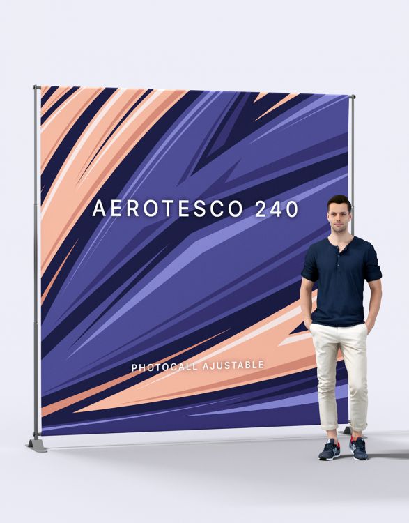 AEROTESCO 240  Photocall ajustable 240cm
